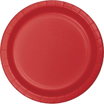 Platos rojo / 8 uds