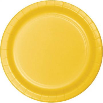 Platos amarillo / 8 uds