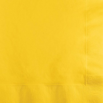 Servilletas amarillo / 20 uds