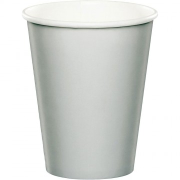 Vasos plata / 8 uds