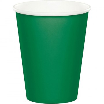 Vasos verde / 8 uds