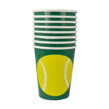 Vasos Tenis / 8 uds